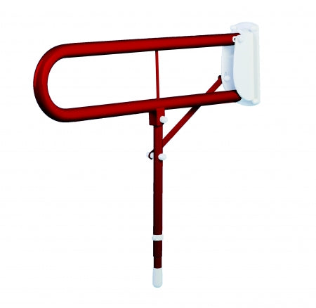 Double Arm Drop Down Support Bar With Leg - Red