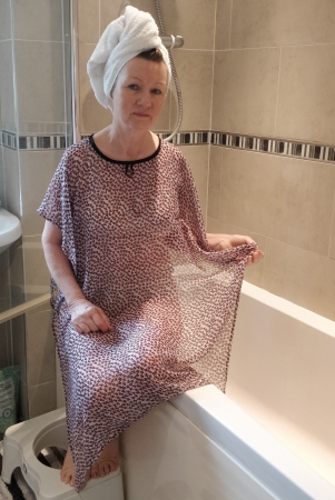 Shower Drapron Ditsy