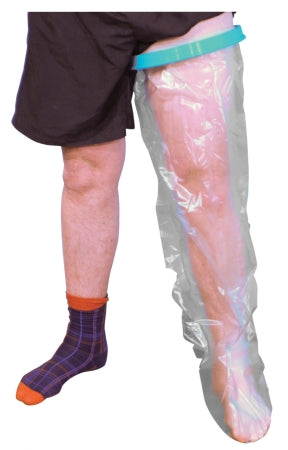 Waterproof Cast and Bandage Protector for Showering/Bathing - Adult Long Leg
